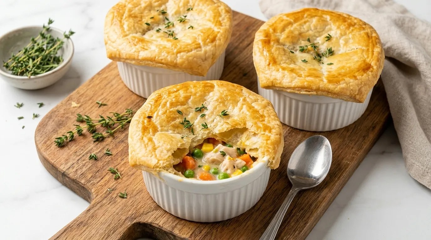 Mini Chicken Pot Pies Recipe