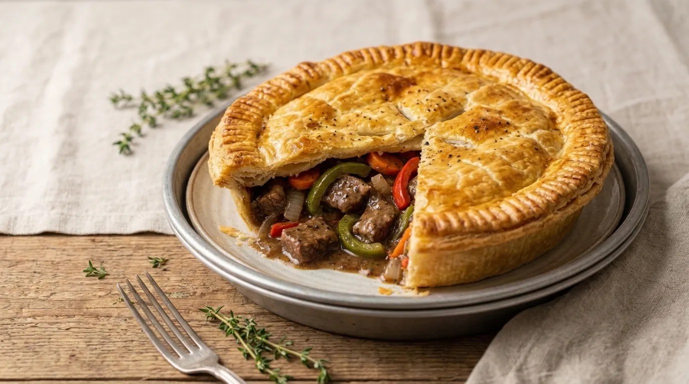 Pepper Steak Pie Recipe