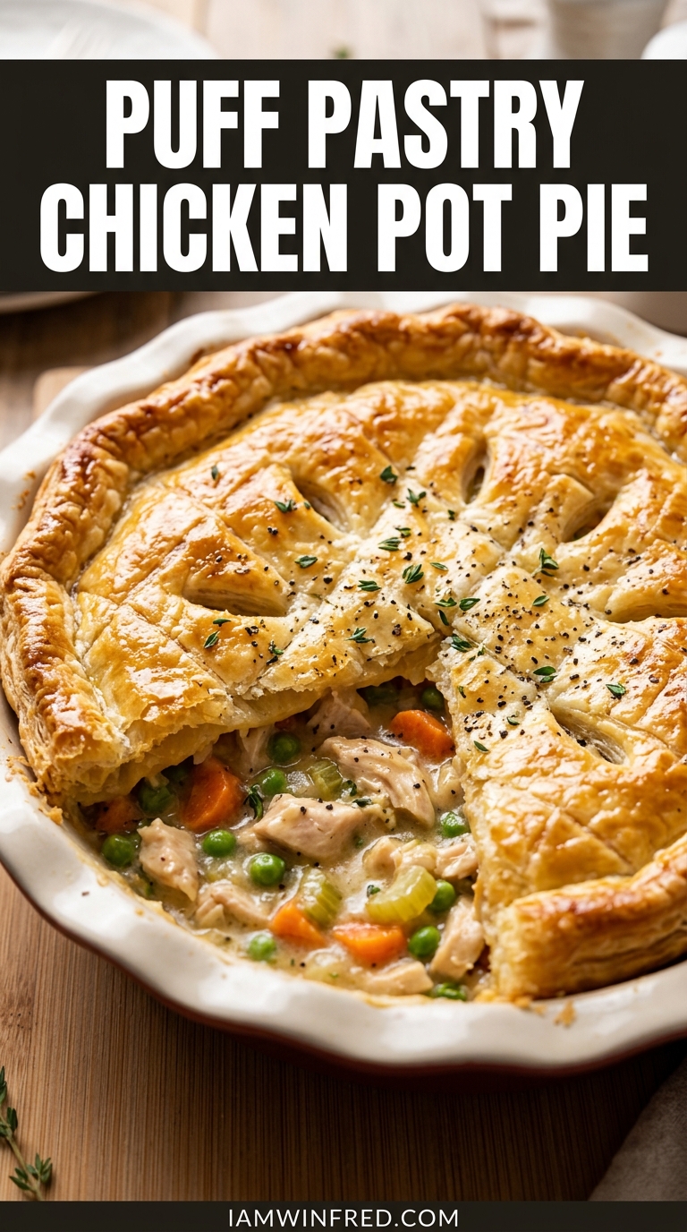Puff Pastry Chicken Pot Pie Recipe