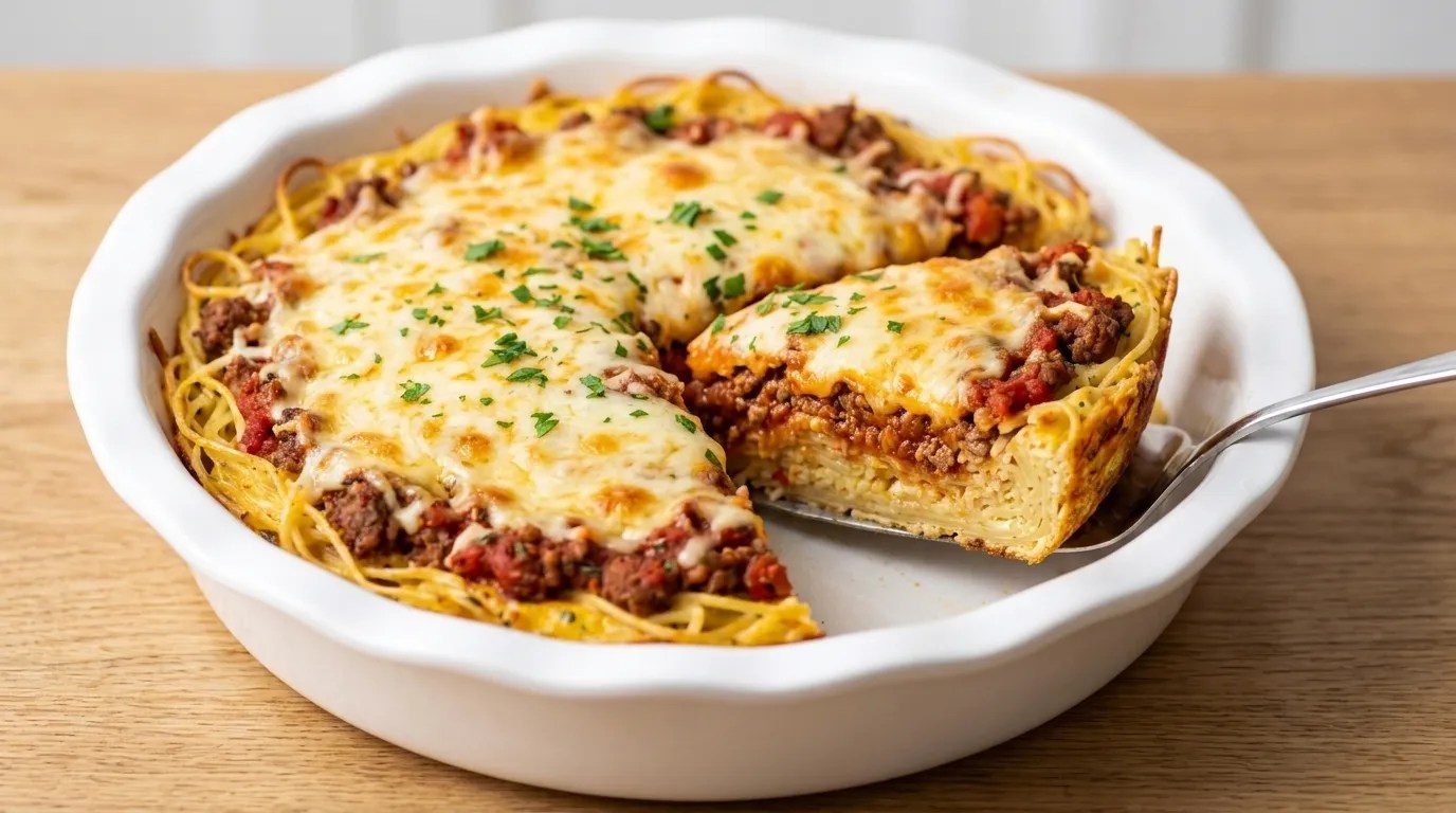 Spaghetti Pie Recipe