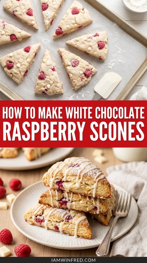 White Chocolate Raspberry Scones Recipe