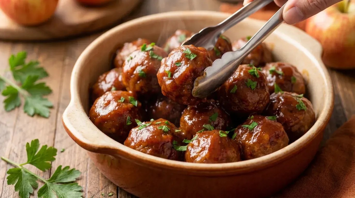 Apple Butter Meatballs Recipe