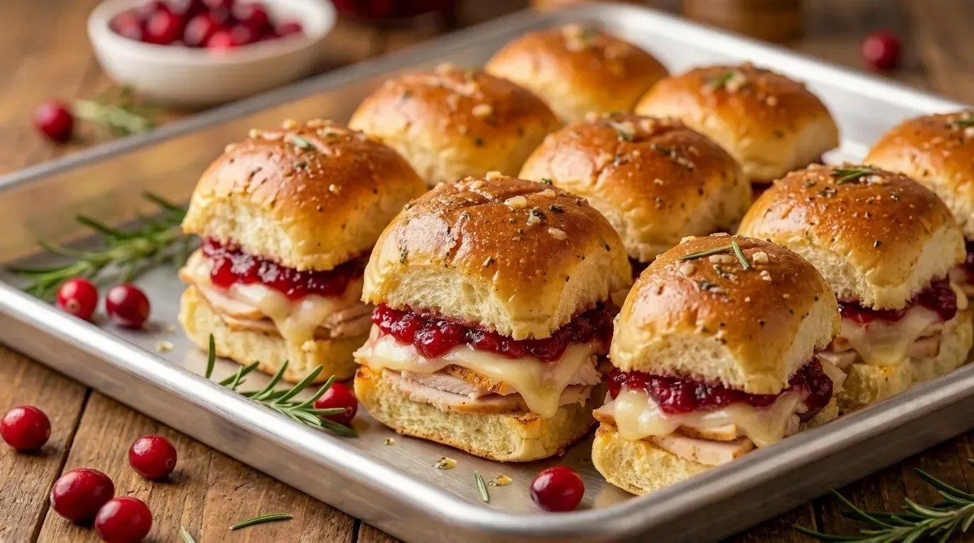 Cranberry Turkey Sliders Recipe