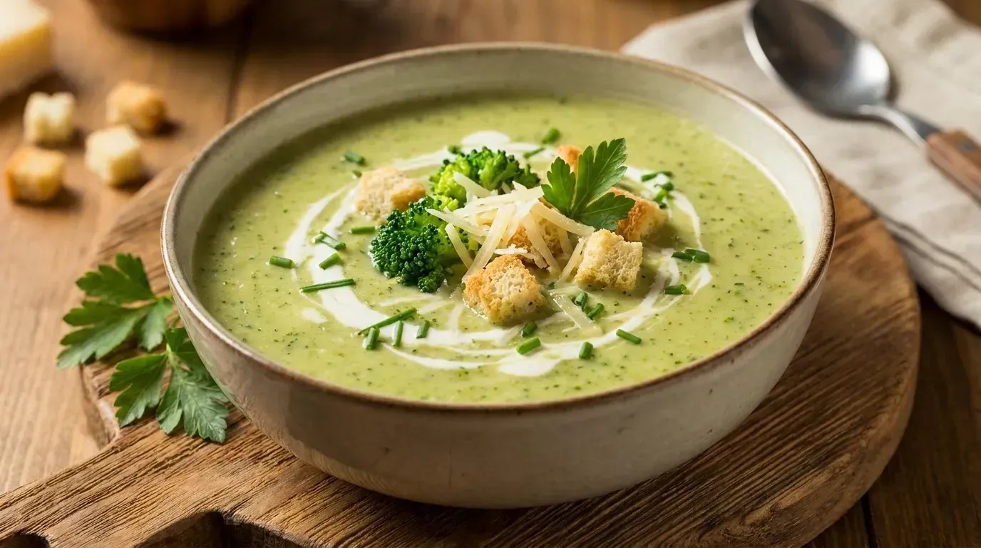 Cream Of Broccoli Soup Recipe