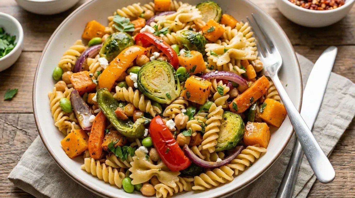 Fall Vegetable Pasta Salad
