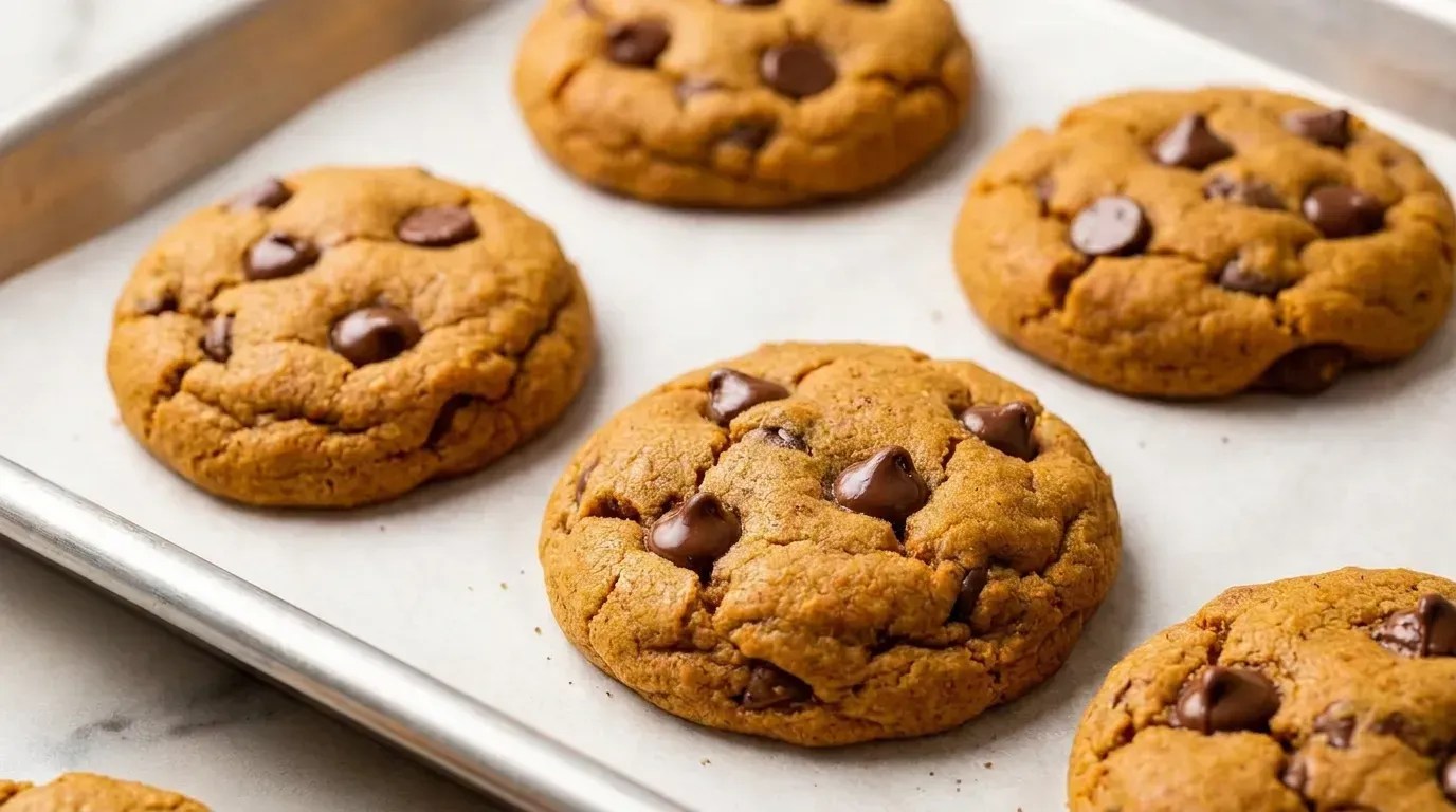 Pumpkin Chocolate Chip Cookies