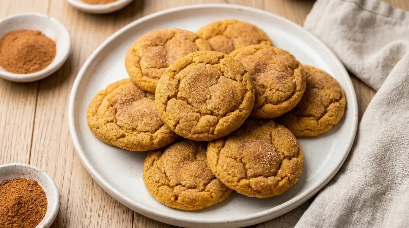 Pumpkin Snickerdoodles Cookies Recipe