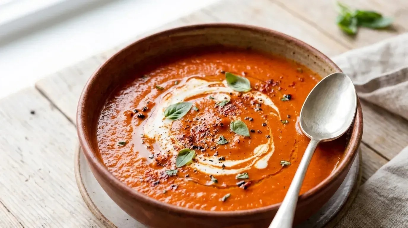 Roasted Red Pepper Soup Recipe