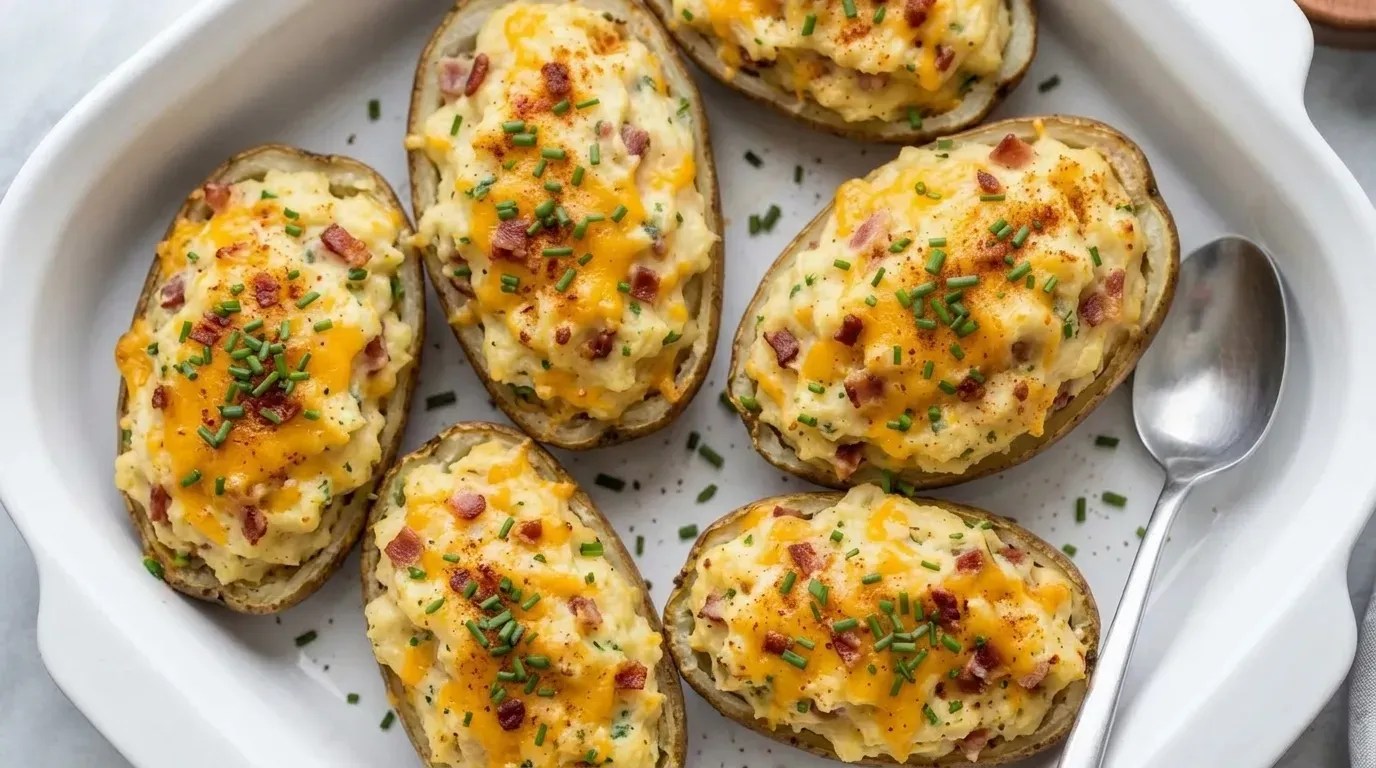 Twice Baked Potatoes Recipe
