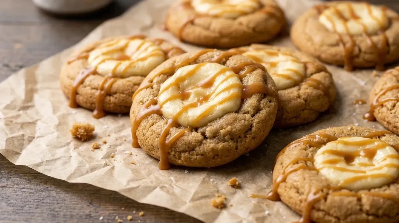 Caramel Cheesecake Cookies Recipe