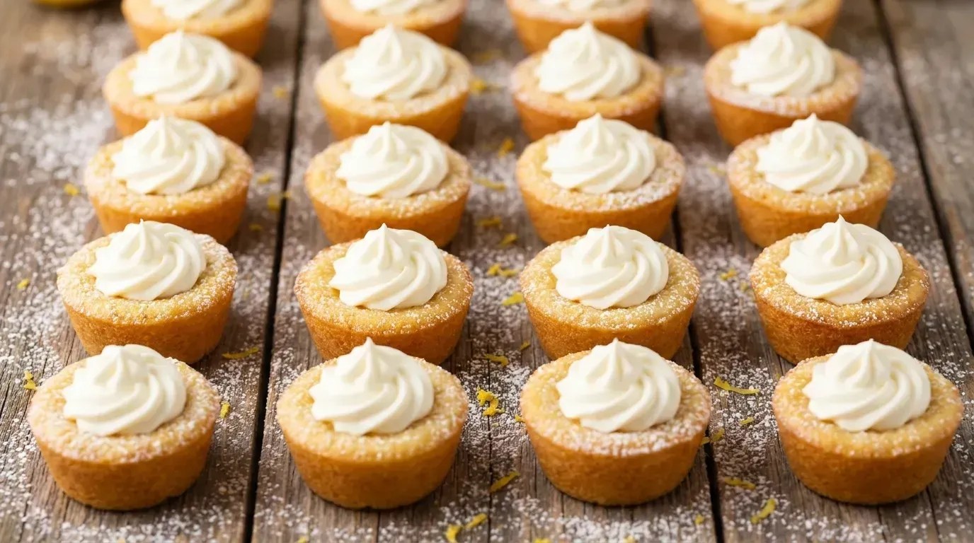 Lemon Chess Pie Bites Recipe