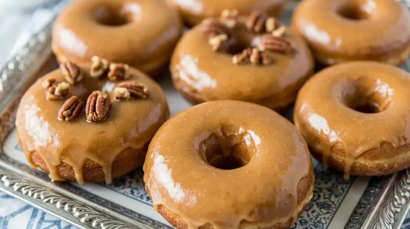 Baked Maple Glazed Donuts