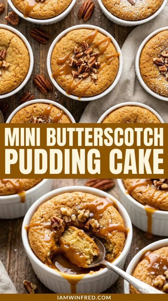 Mini Butterscotch Pudding Cakes