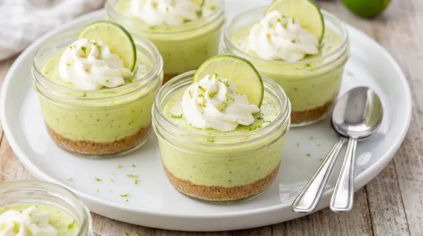 Mini Lime Cream Pie Cups