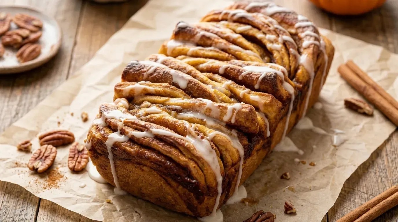 Pumpkin Pull Apart Bread