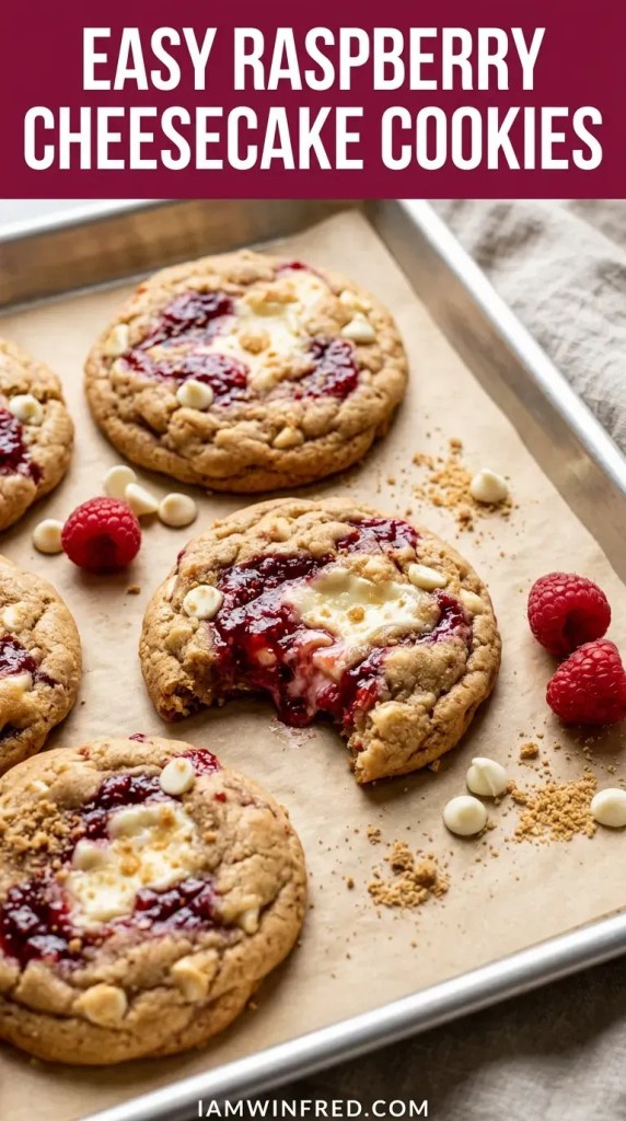 Raspberry Cheesecake Cookies Recipe