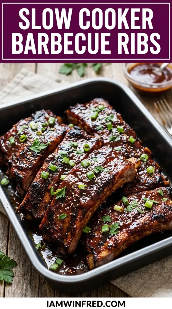 Slow Cooker Barbecue Ribs