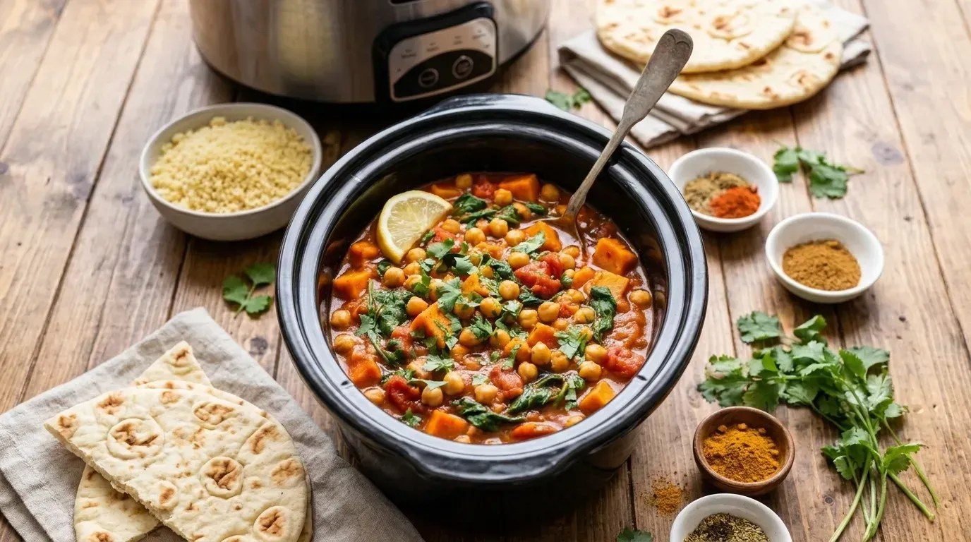 Slow Cooker Moroccan Chickpea Stew