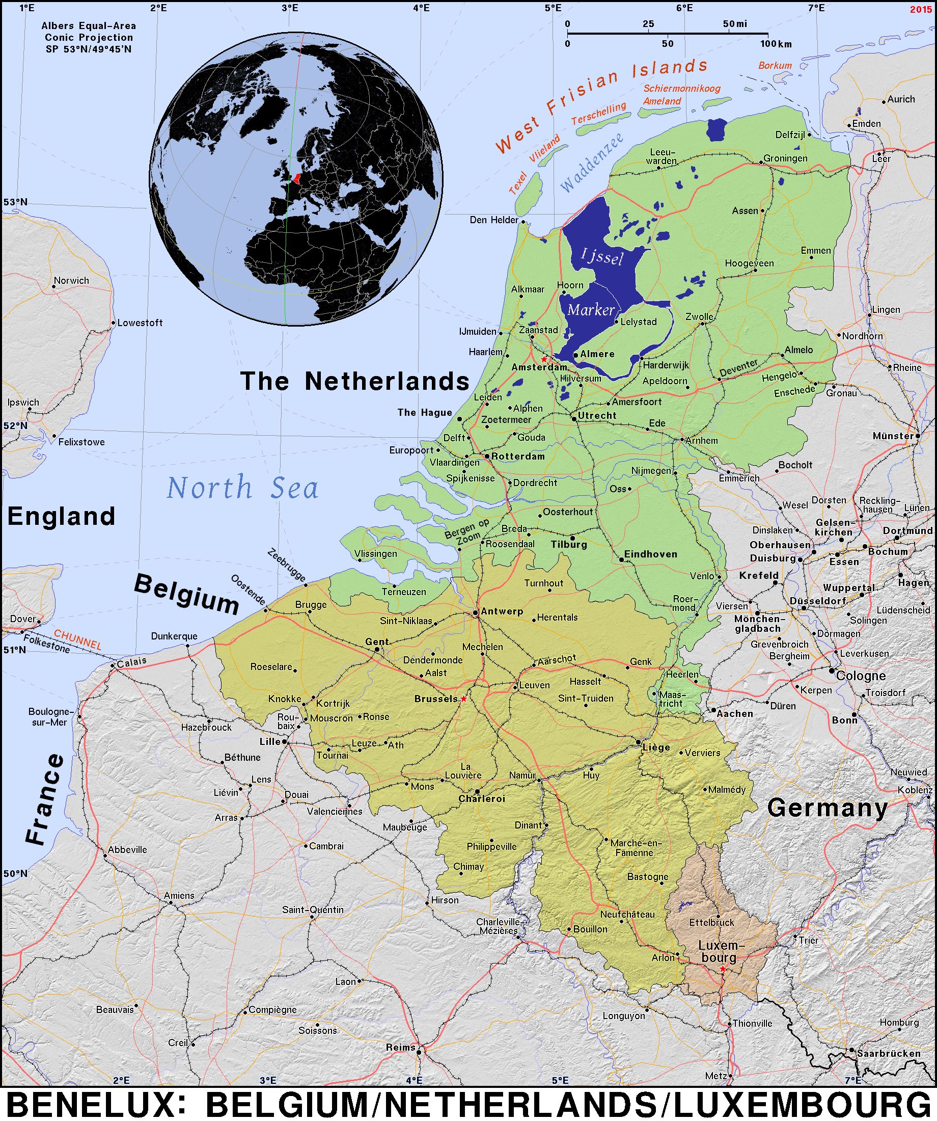 Benelux Region Beneblu 