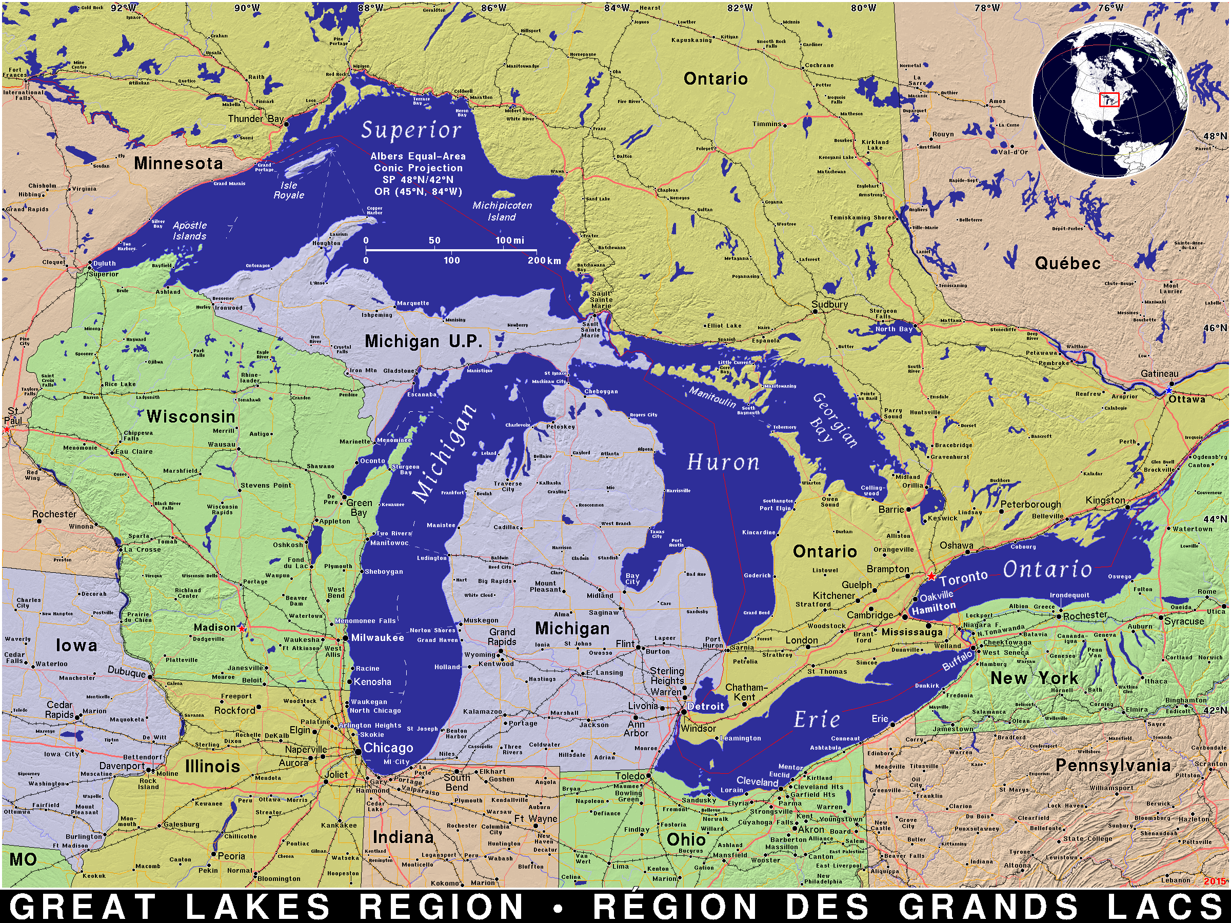 Great Lakes Public Domain Maps By PAT The Free Open Source Grlkblk 