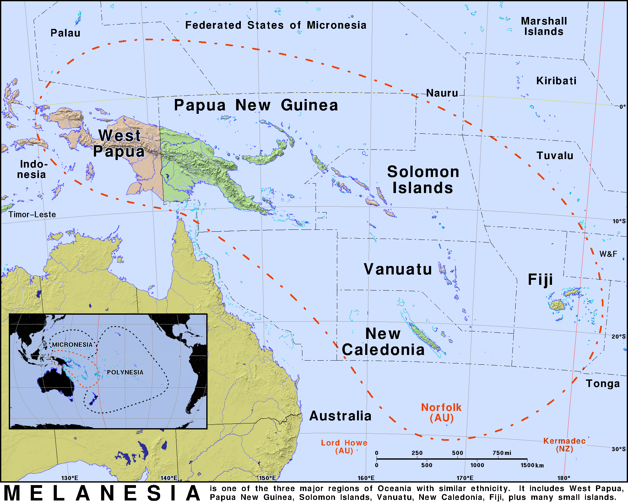 Melanesia Public Domain Maps By PAT The Free Open Source Portable Melablu 