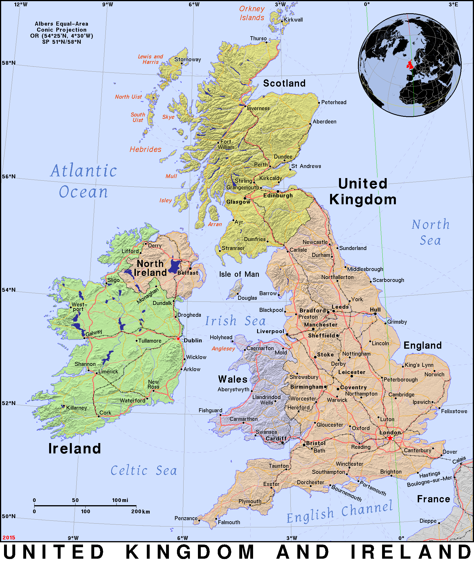 Map Of Uk And Ireland Color 2018 Ukieblu 