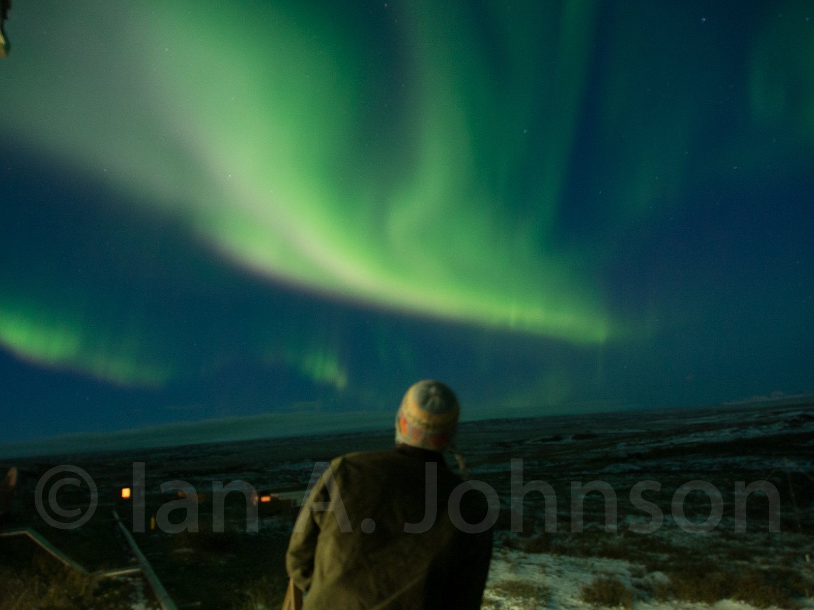 Aurora Borealis over Toolik Field Station.