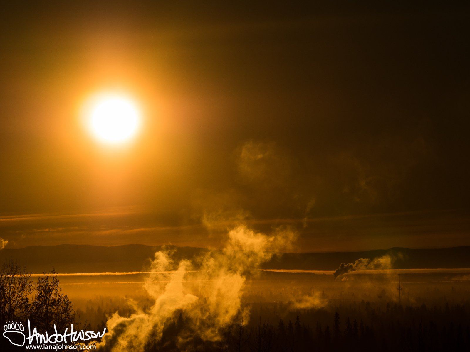 October 15th : Sunrise over Fairbanks