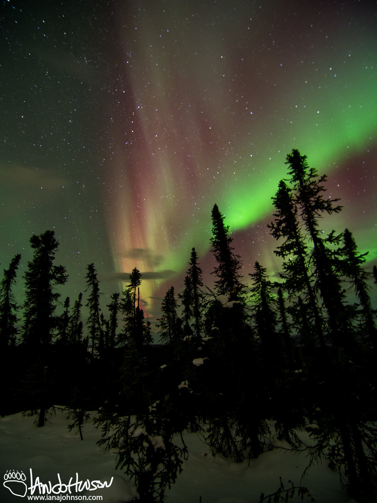 A blended aurora!
