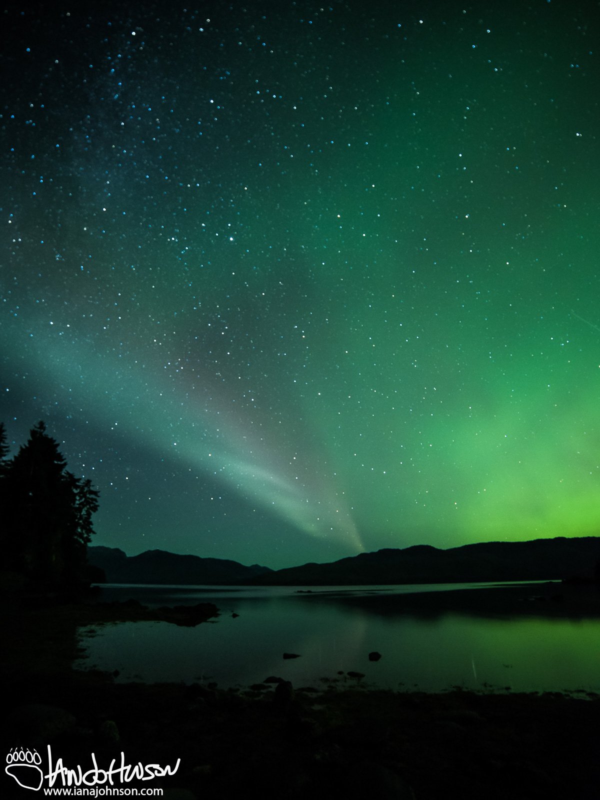 Proton Arc, Aurora Borealis, Hoonah, Alaska