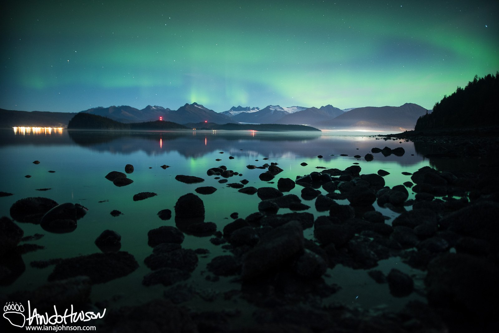 Aurora Borealis, Alaska, Southeast Alaska, Juneau