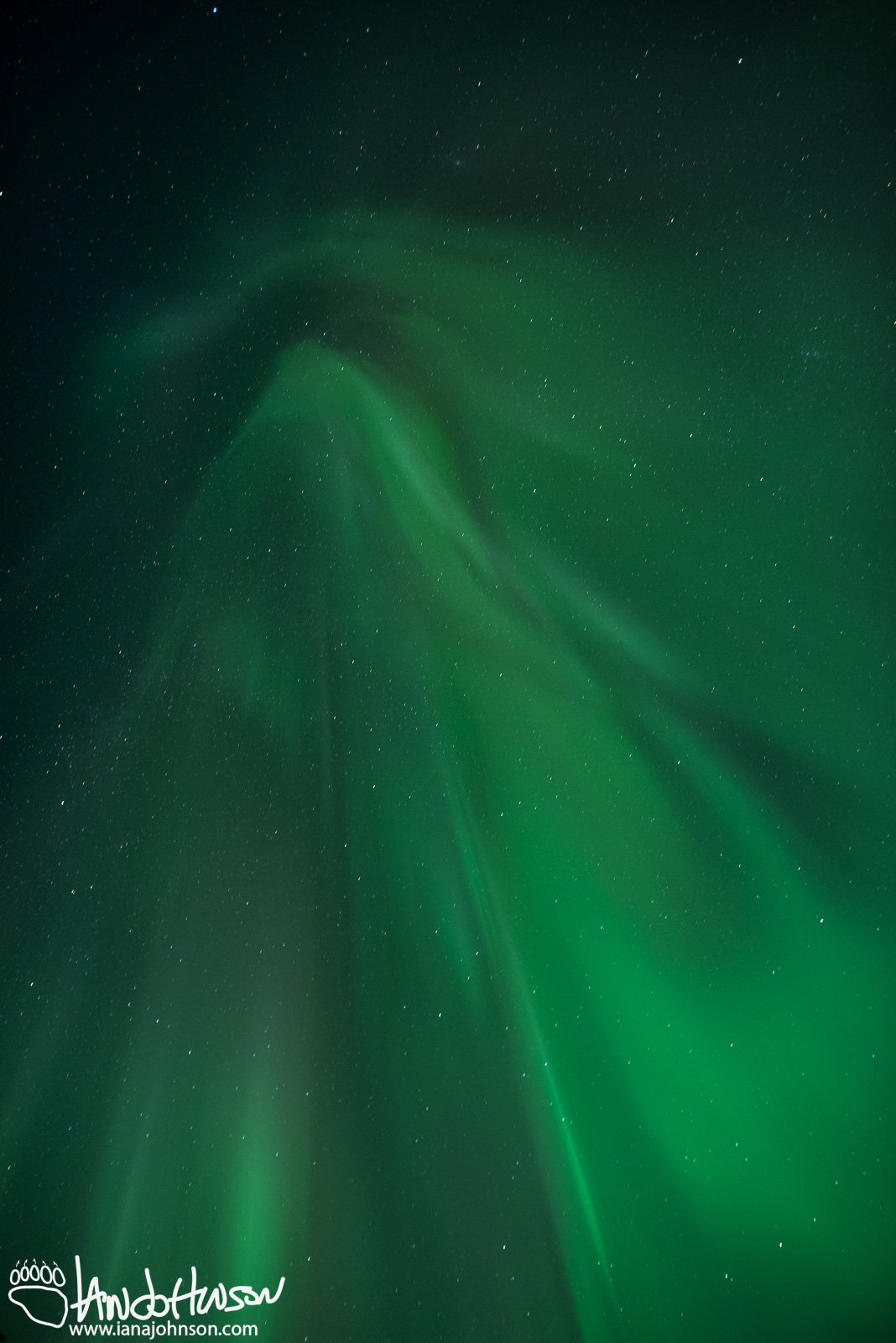 Yakutat Glacier, Aurora, Iceberg, Northern Lights, Alaska