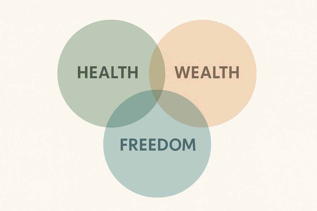 Why Health Wealth and Freedom Are Linked to True Living 2 Ian Hollinsworth - Health wealth freedom meaning