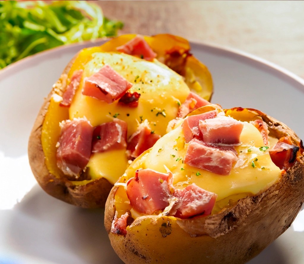 patate ripiene con formaggio e speck