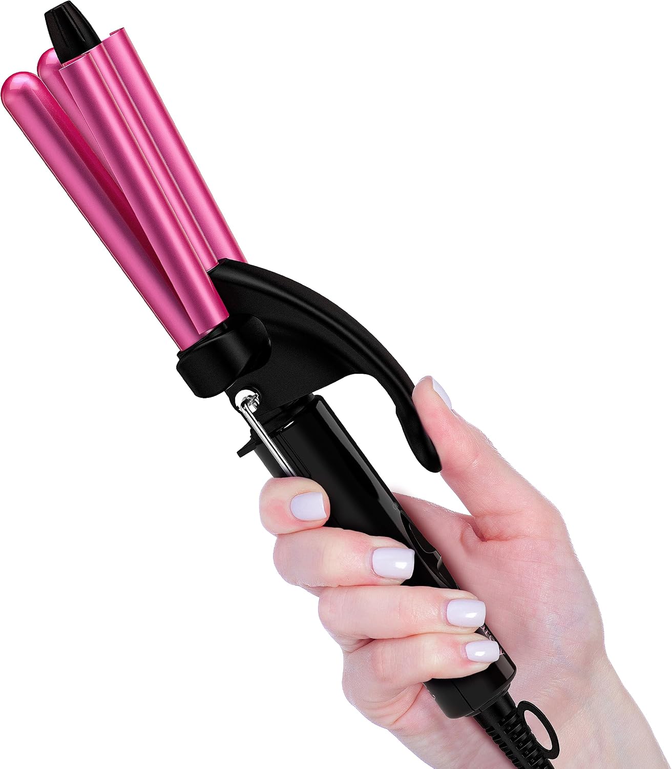 Bellovia Mini Waver Curling Iron, 1/2 Inch, Hair Crimper for Women Beach Waves