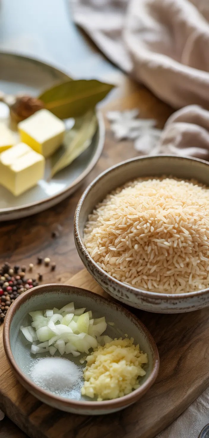 Ingredients photo for How To Cook Rice (Baked Rice) Recipe