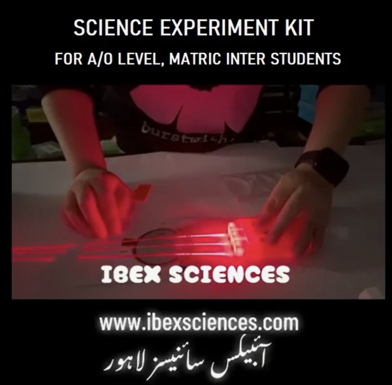 Physical Optics Experiment Set Light Convergence/Diffusion/Refraction Triangular Prism Convex Lens Concave Lens Linear Light Source Teaching Demonstration Equipment with Magnetic Three-Line Light