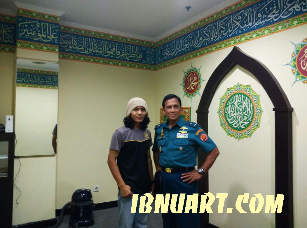 kaligrafi mihrab masjid
