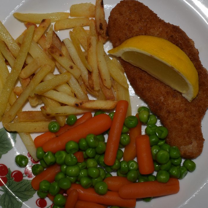 Schnitzel av soya.
