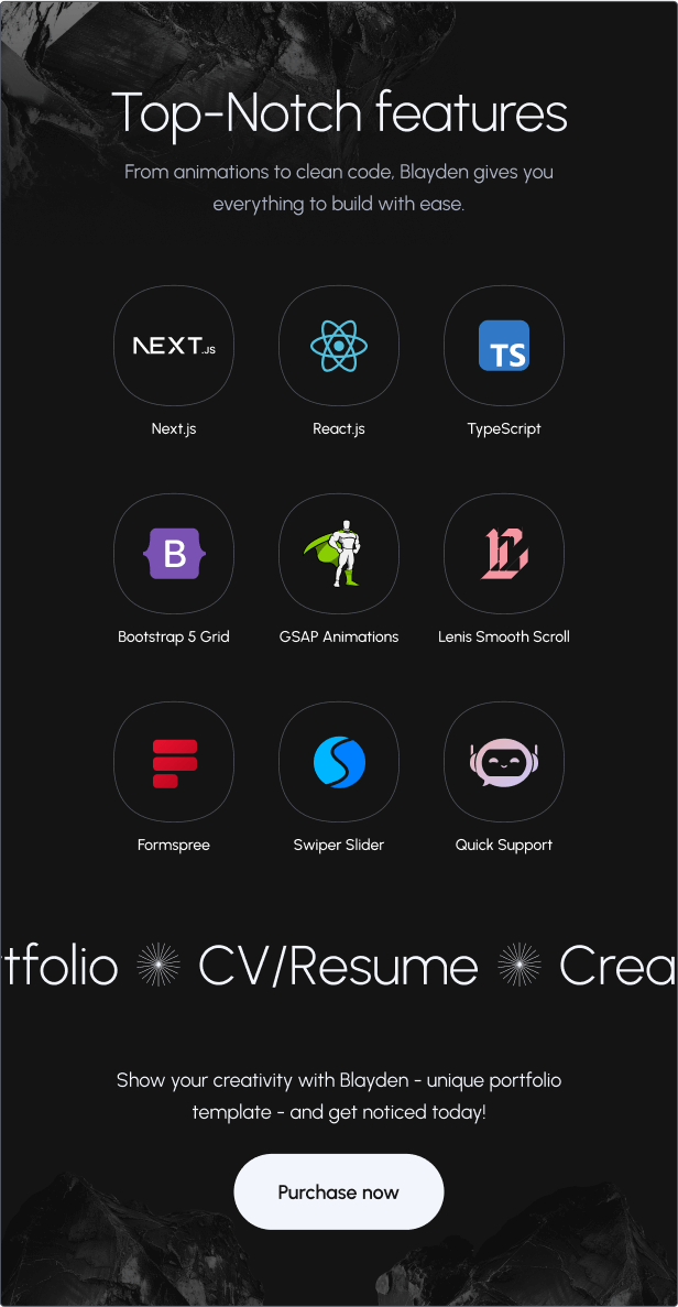 Blayden - Personal Portfolio & Resume Next.js Template
