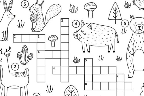 crossword puzzles for kids fun free printable crossword puzzle coloring page activities for children printables 30seconds mom flipboard