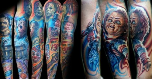 Show Us Your Tats! Got Killer Horror Movie Tattoos? Let's See Them Now | Flipboard 262_x_500_jpg