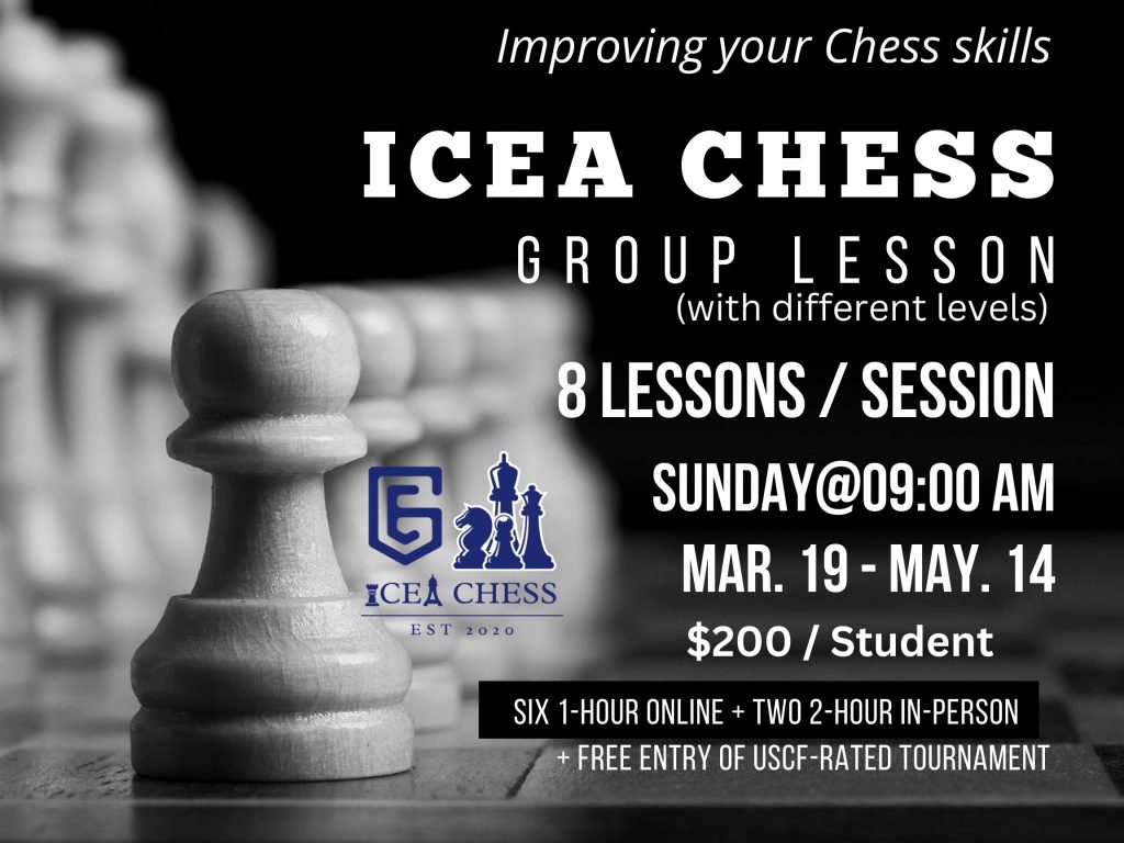 ICEA Chess 2023 Spring Group Lesson