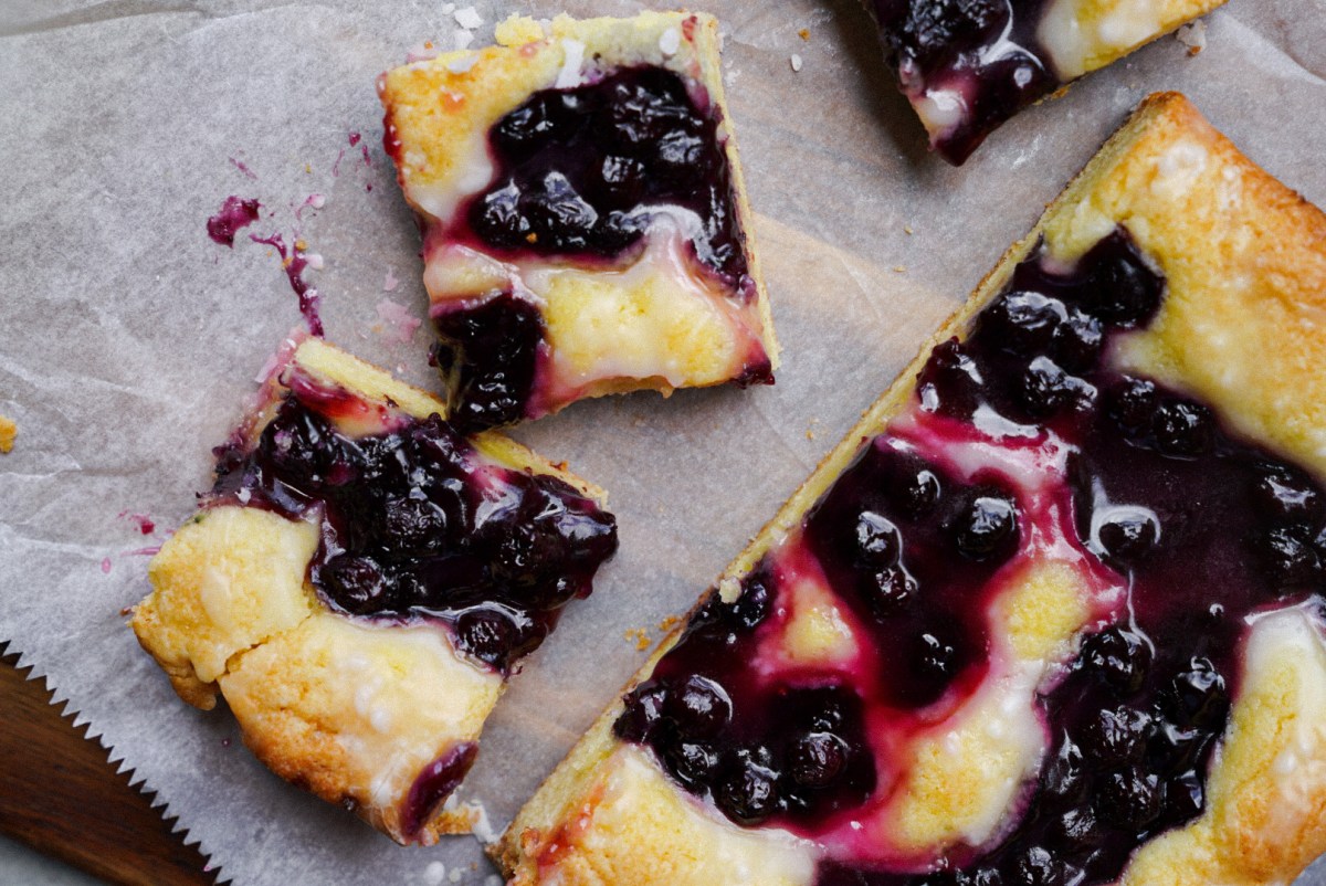 Ice Cream & Neon Dreams Lemon Blueberry Pound Cake