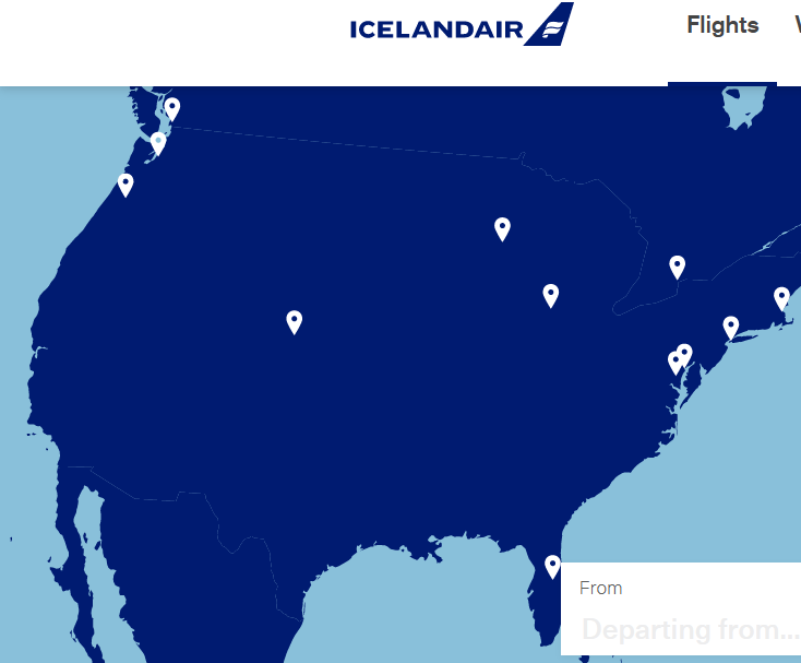 The Current State Of Flying To Iceland With Kids Icelandair Route Map.