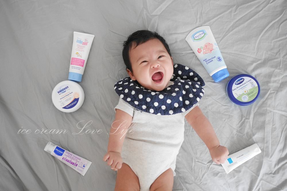 【育兒日記】屁屁膏大評比！ 6大品牌使用心得分享-寶寶紅屁屁 尿布疹怎麼顧