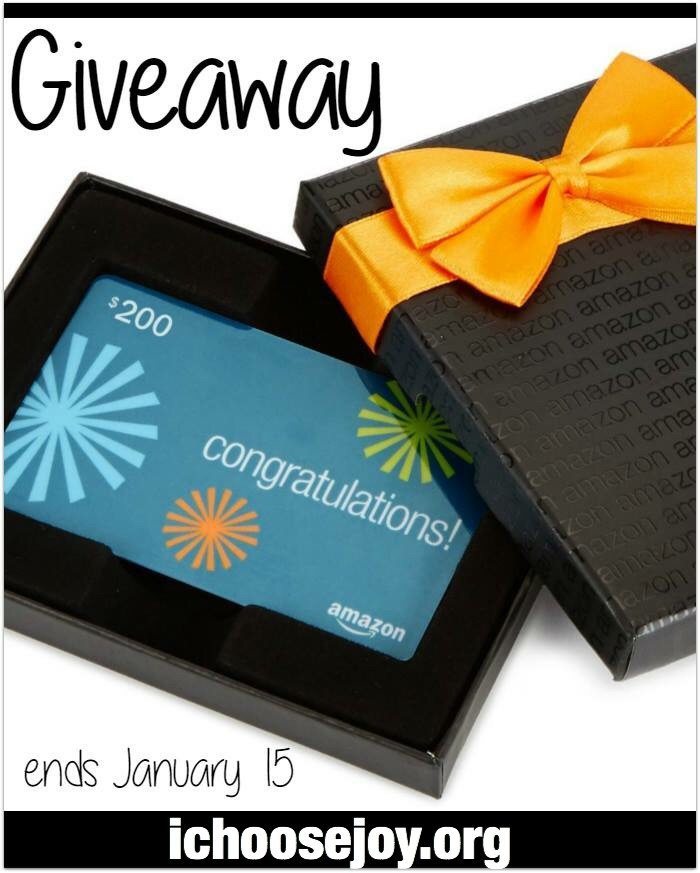 As popsugar editors, we independently select and write about stuff we love and think you'll like too. Giveaway: $200 Amazon Gift Card - I Choose Joy!