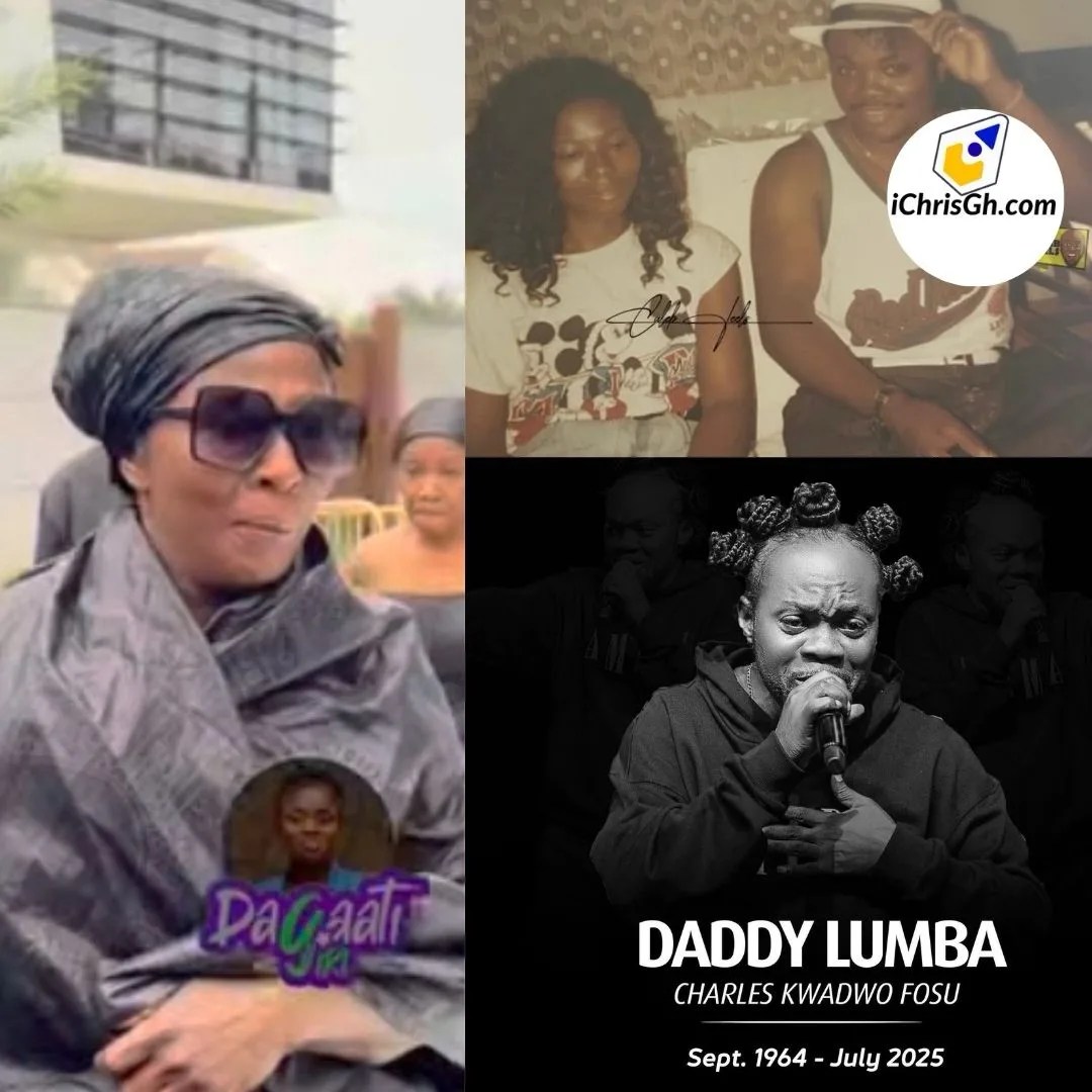 Akosua Serwaa, Daddy Lumba’s First Wife Arrives At The Late Musicians Residence To Mourn His Demise