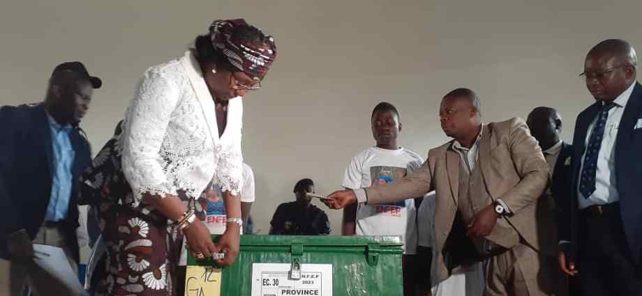Formation professionnelle, Madame la Ministre lance des épreuves des examens en ville de butembo