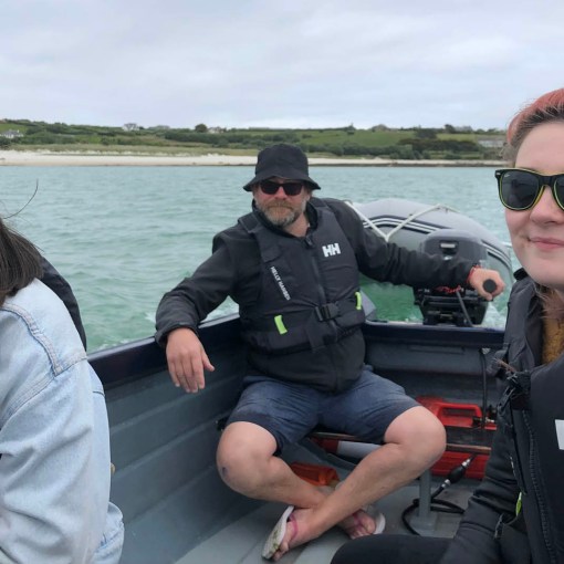 Four Herds in a boat